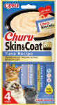 Churu Recompense pentru pisici Inaba Ciao Churu Skin Coat, Ton, 4 x 14g (EU671)