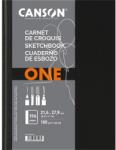 Canson One 21, 6x27, 9 cm, álló, 100 g/m2, ragasztott fehér rajzpapírfüzet (C200005569) - officedepot