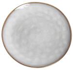  IRIS kerámia tányér krém 21, 4x2, 7cm (171180)