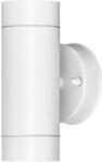 TRACON Oldalfali Spot Lámpatest, Kültéri, Fehér 100-240 VAC, 50Hz, 2Xgu10, Max. 35W, Ip44