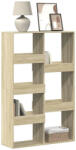 vidaXL sonoma tölgy színű szerelt fa könyvespolc 100 x 33 x 155, 5 cm (VD3309395)