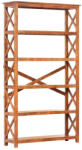 vidaXL tömör akácfa könyvszekrény mézszínű felülettel 100x30x180 cm (VD289626)