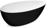 Rune Cada freestanding Rune Agg alb-negru 160x82 cm (5940541332206)