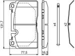 Bosch Set placute frana fata BOSCH 0986494694
