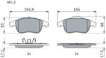 Bosch Set placute frana fata BOSCH 0986494401