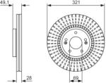 Bosch Disc frana fata BOSCH 0986479786