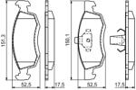 Bosch Set placute frana fata BOSCH 0986494197