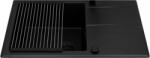 Pyramis Keros gránit mosogató 76x48 cm fekete 070247001