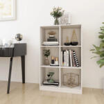 vidaXL fehér tömör fenyőfa könyvszekrény 70 x 33 x 110 cm (VD809955)