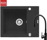 Pyramis Mido mosogató csapteleppel fekete/fekete 070088401FB (070088401FB)