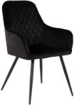 House Nordic Harbo étkezőszék fekete (1001159) - geminiduo
