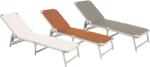HORECANO HG-Шезлонг сгъваем ОРАНЖЕВ(40330D) ШИРОК ПРОФИЛ 188x58см (019585)