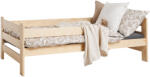  KUBIUS tömör fa gyerekágy leesésgátlóval 160x80 - natúr borovi (10000012177)