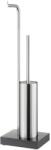 blomus suport pentru toaletă MODO 66 cm, argintiu, mat oțel inoxidabil, Blomus (BM65516)