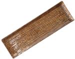 MIJ Platou de servit CONTOUR 33 x 10, 5 cm, chihlimbar, ceramică, MIJ (MIJC0395) Tava