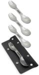 Black+Blum Set de tacâmuri de masă OUTDOOR, set de 4 buc, argintiu, oțel inoxidabil, Black+Blum (BBOLSP001) Tacam