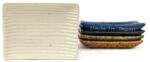 MIJ Platou de servit CONTOUR 10 x 7, 5 cm, alb, ceramică, MIJ (MIJC0621) Tava