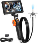 VEVOR Csuklós csőkamera 1m 1080P 127 mm kijelző, 32 GB TF-kártya