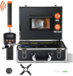 VEVOR Ipari csőkamera 30m ⌀25mm 7" LCD kijelző, 16GB SD kártya, 512Hz lokátor