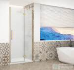 SAPHO GELCO TRINITY GOLD zuhanyajtó, 1100mm, matt üveg, jobbos (GT1211MR-G) (GT1211MR-G)