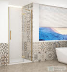 SAPHO GELCO TRINITY GOLD zuhanyajtó, 1000mm, transzparent üveg, jobbos (GT1210CR-G) (GT1210CR-G)