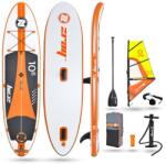 ZRAY Windsurf Pro 10'6 Felfújható SUP - Dropstitch - Max 145 kg - 270L - 320x81x15 cm kék|narancssárga
