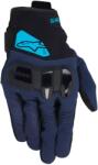 Alpinestars Mănuși moto Alpinestars Chrome V2 negru-albastru-albastru deschis (AIM120-834)