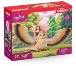 Schleich Schleich, Bayala, Elf pe o bufnita cu sclipici, figurina, 70789 Figurina