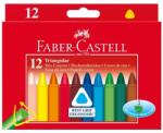 Faber-Castell Zsírkréta 12db-os Faber-Castell GRIP, háromszög alakú test