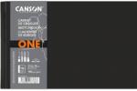Canson One 21, 6x14 cm, fekvő, 100 g/m2, ragasztott fehér rajzpapírfüzet (C31200L025) - tintasziget