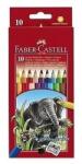 Faber-Castell Színes ceruza készlet 10db-os Faber-Castell Jumbo+hegyező (111210)