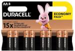 Duracell Elem ceruza DURACELL Basic MN1500 AA 8-as (10PP110025) - tonerpiac