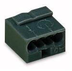WAGO Vezetékösszekötő 4-pólus 6A 100V sötétszürke Micro WAGO - 243-204