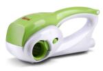 Girmi GT02 elektromos reszelő, zöld/fehér, 12 W, újratölthető, 2 rozsdamentes acél görgővel, ergonomikus fogantyúval (GT0203)