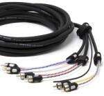 Connection BT6 550 6 csatornás RCA kábel, 5, 5 méteres, 100 dB feletti zajok kiszűréssel