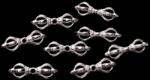  Charm Argint 925 Vajra (Dorje) 24 x 7.6 mm - 1 Buc