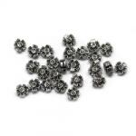  Floare Margele Argint 925 - 5 x 2, 8 mm - 2 Buc