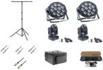  Haladó Színpadi Fénycsomag 2 - Profi LED Lámpák, Robotlámpák és DMX Vezérlő
