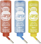 Kerbl Classic de Luxe itatópalack kisemlősöknek - piros, kék, sárga, 600 ml