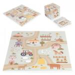 ECOTOYS Salteluta de joaca pentru copii 90.5 x 90.5 x 1 cm ecoeva019 - ferma