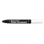 Centropen Маркер перманентен Centropen 8586 Объл връх 2.5 mm Бял