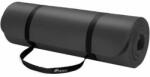 Tresko Saltea fitness, yoga, pilates, aerobic, gimnastica de sarcina si wellness TRESKO®, lavabila, curea de transport, anti-alunecare, rezistenta la uzura, 185 x 60 x 1.5 cm, negru (FLX-8YGM-008)