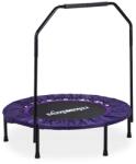 Relaxdays Trambulina fitness cu maner, greutate maxima utilizator 120 kg, diametru 113cm (RLX-810020802)