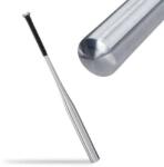 Relaxdays Bata baseball, aluminiu, maner antiderapant, negru/argintiu (10023945)