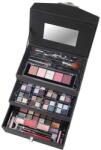 ZmileCosmetics Trusa de machiaj, set 74 piese, Delicate Beauty Velvety, caseta catifea dark grey, by BriConti (SCHMINK1408)
