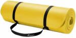 Tresko Saltea fitness, yoga, pilates, aerobic, gimnastica de sarcina si wellness TRESKO®, lavabila, curea de transport, anti-alunecare, rezistenta la uzura, 185 x 60 x 1.5 cm, galben (FLX-8YGM-023)