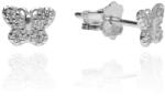 Gold earrings for ladies AU84635 - 14 karátos arany beszúrós fülbevaló (AU84635)