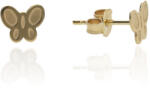 Gold earrings for ladies AU84087 - 14 karátos arany női beszúrós fülbevaló (AU84087)