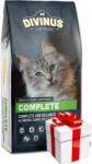 DIVINUS Divinus Cat Complete felnőtt macskák számára 20kg + Macska Tál Ingyenes