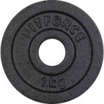 Fitforce Súlyzótárcsa 1kg Fekete 30mm Súlytárcsa